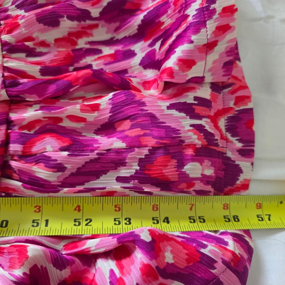 Elliatt Asymmetrical Frill Maxi Dress Gown Pink Size S Sleeveless Resort Wedding - Picture 13 of 13